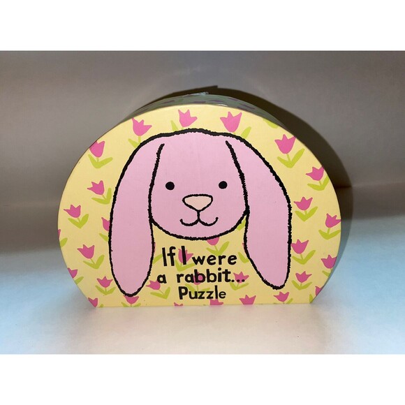 JELLYCAT IF I WERE A RABBIT PUZZLE EASTER NEW - Picture 1 of 6